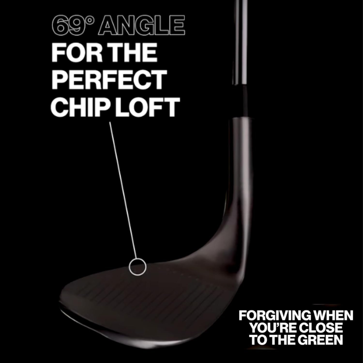 Left Hand 69° Golf Wedge Extreme Loft High Spin Control Stiff Steel
