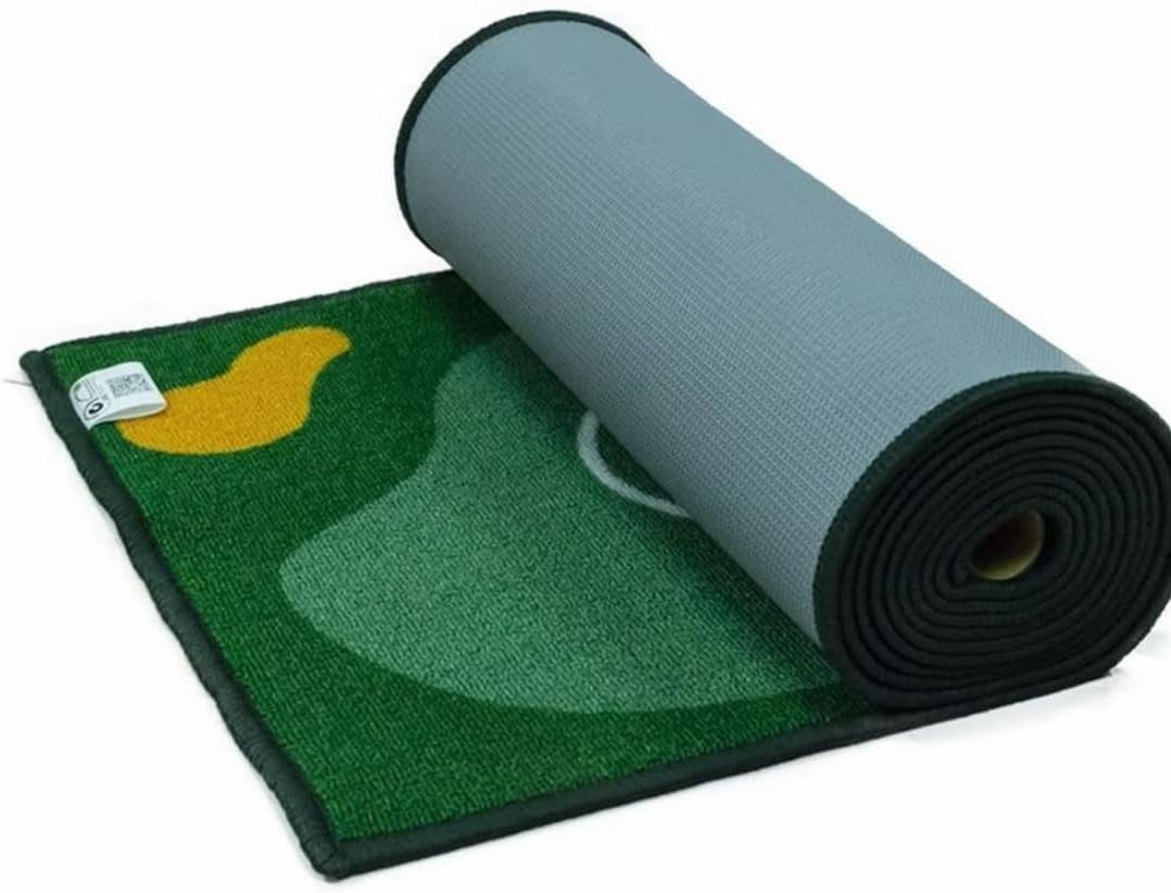 Golf Putting Training Mat Indoor Outdoor Practice Green Alignment Aid