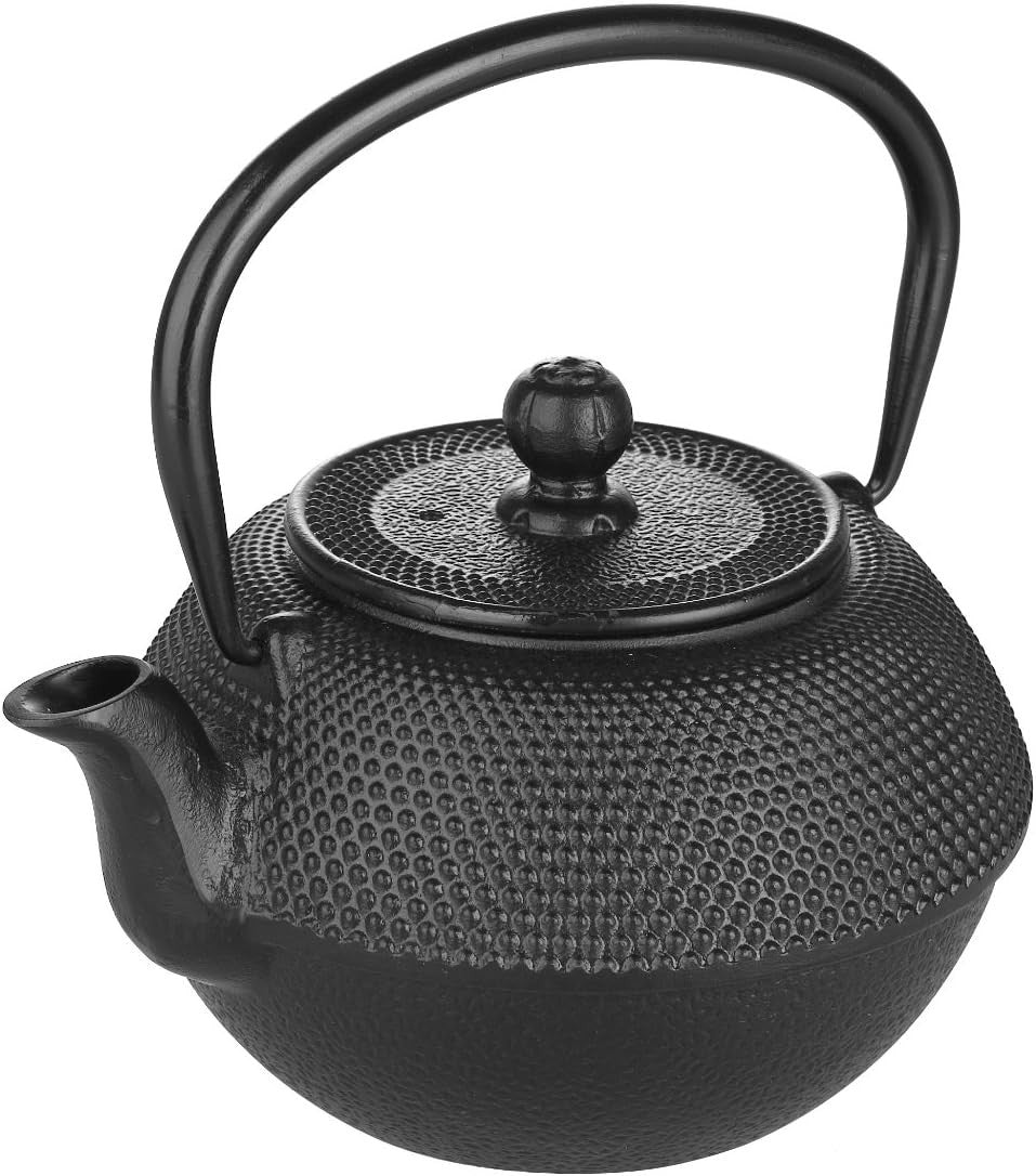 Cast Iron Teapot 720ml with Stainless Steel Infuser Enamel Interior
