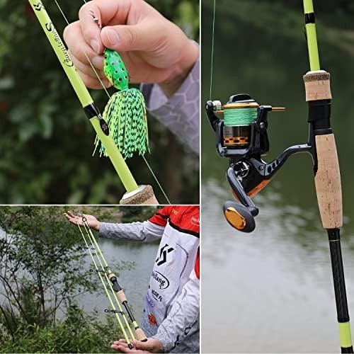 30 Ton Carbon Fibre Fishing Rod Fast Action 2 Section Spinning Pole