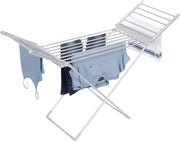 Electric Heated Clothes Airer Folding Indoor Laundry Dryer Wings