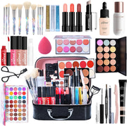 All In One Makeup Kit Full Set With Foundation Palette & Brushes