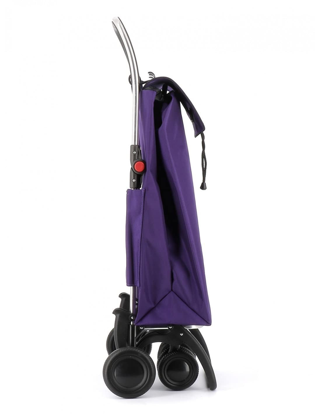 4 Wheel Folding Shopping Trolley Swivel Wheels Aluminium Backpack Bag