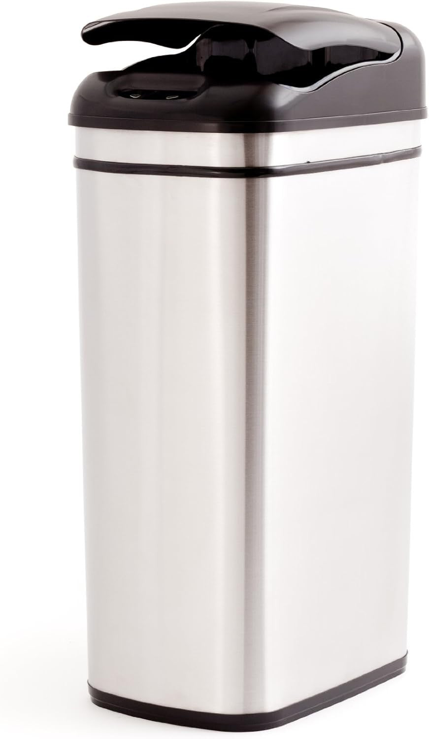 50L Touchless Sensor Kitchen Bin Slim Stainless Steel Auto Lid