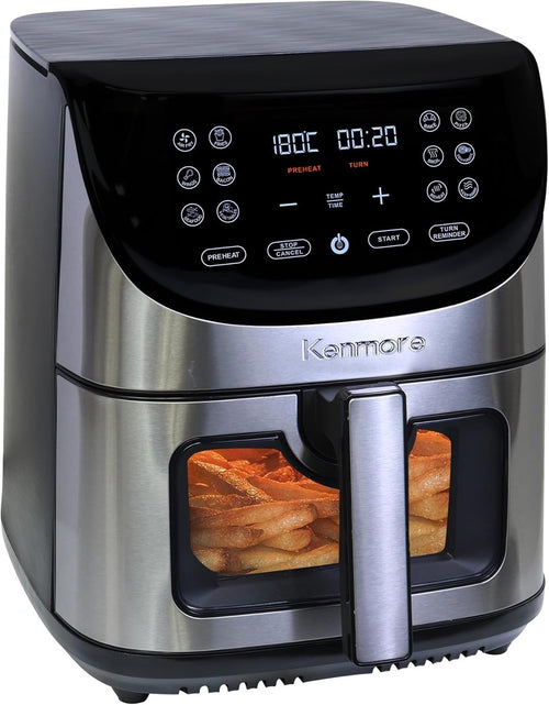 7.8L XL Air Fryer 1700W 12 Presets Touch Control Window Dishwasher Safe