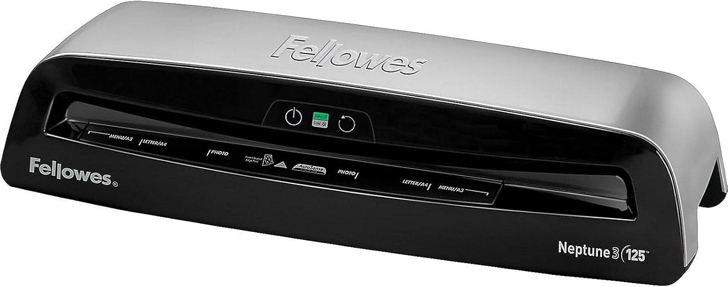 A3 Laminator 60s Warm-Up AutoSense Anti-Jam Fast 7mil Heavy Duty