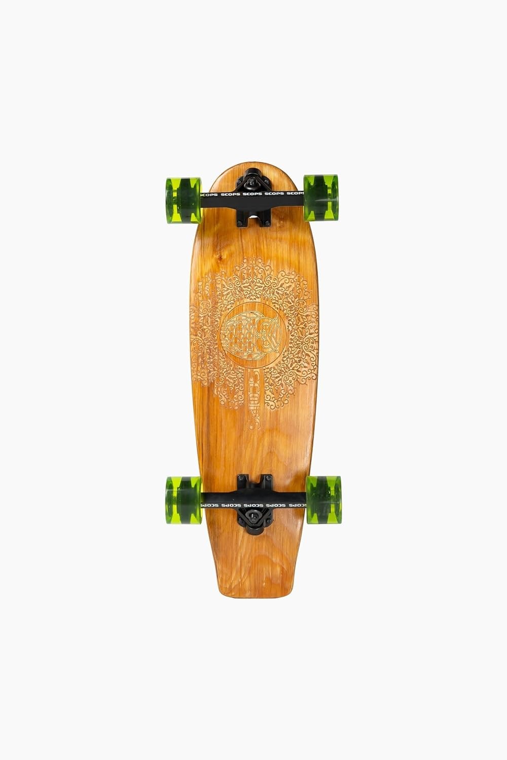 Complete Shortboard Skateboard 26" Cross Fingers ABEC-9 Deck
