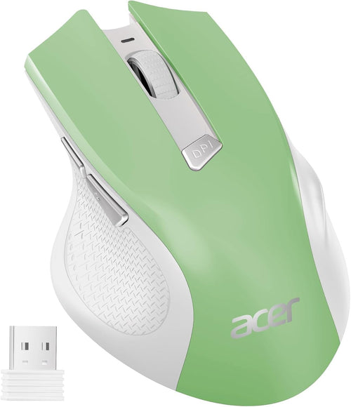 Ergonomic Wireless Mouse 2.4GHz Adjustable DPI 6-Button Comfort Grip PC