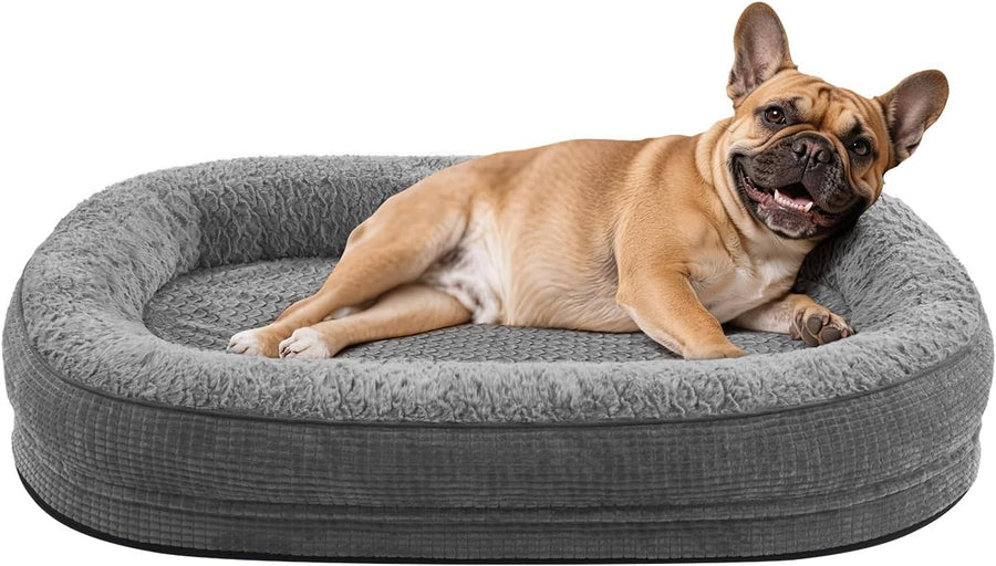 Orthopedic Memory Foam Dog Bed 71x58x15cm Washable Non Slip