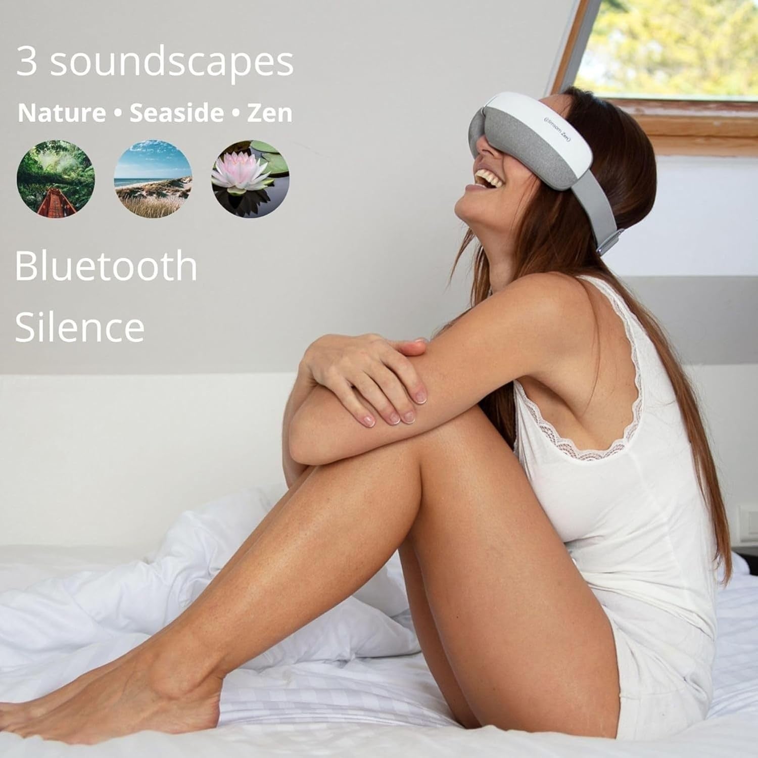 Heated Eye Massager Air Pressure Vibration Sleep Fatigue Relief