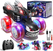 2.4GHz RC Stunt Car 360° Flip Fast 4WD Truck Lights Rechargeable Toy Gift Kids 3