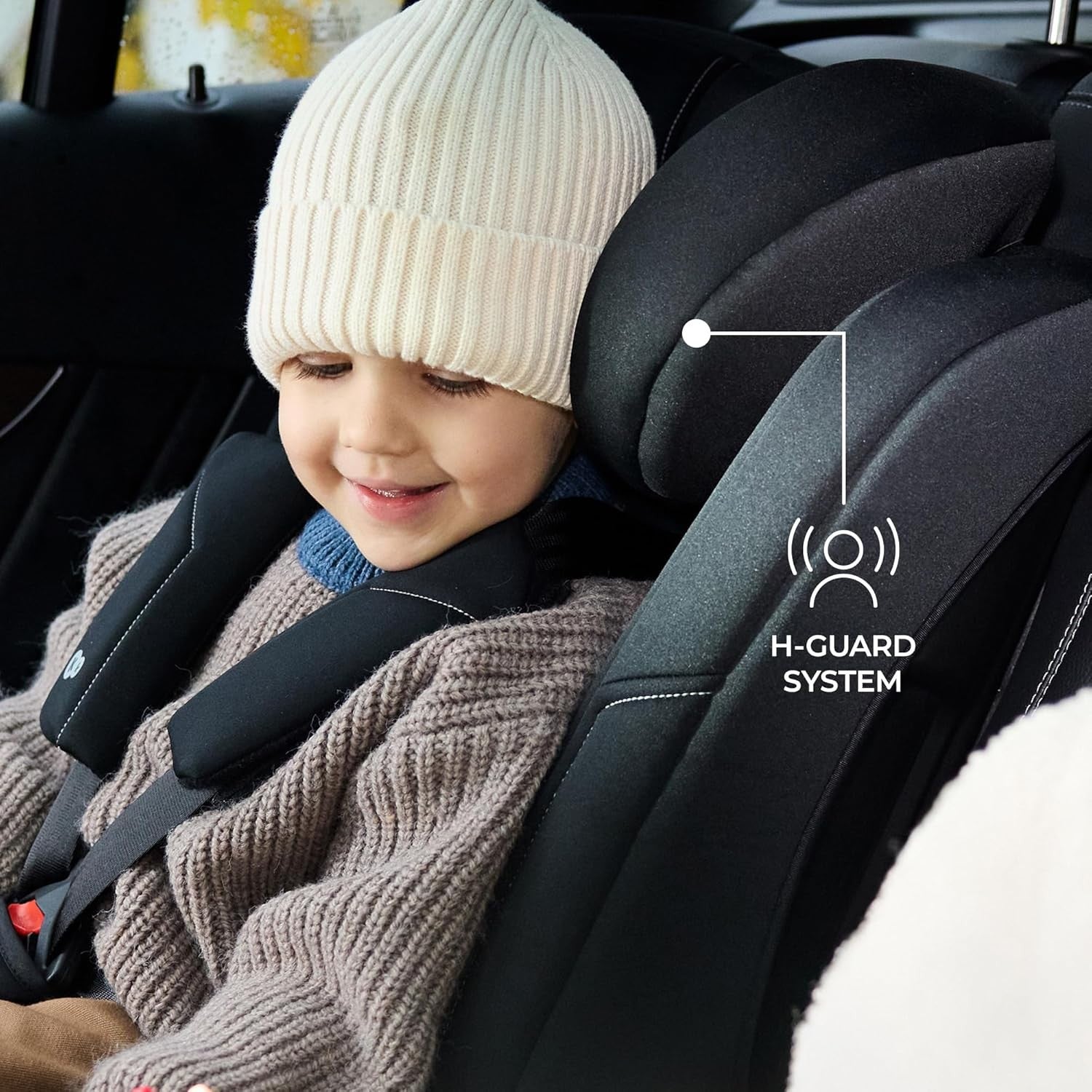 i-Size ISOFIX Car Seat 76–150cm Booster 5-Point Harness Adjustable