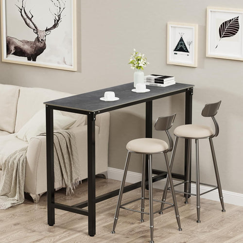 120cm Sintered Stone Bar Table High Counter Dining Table Bar for Kitchen Home