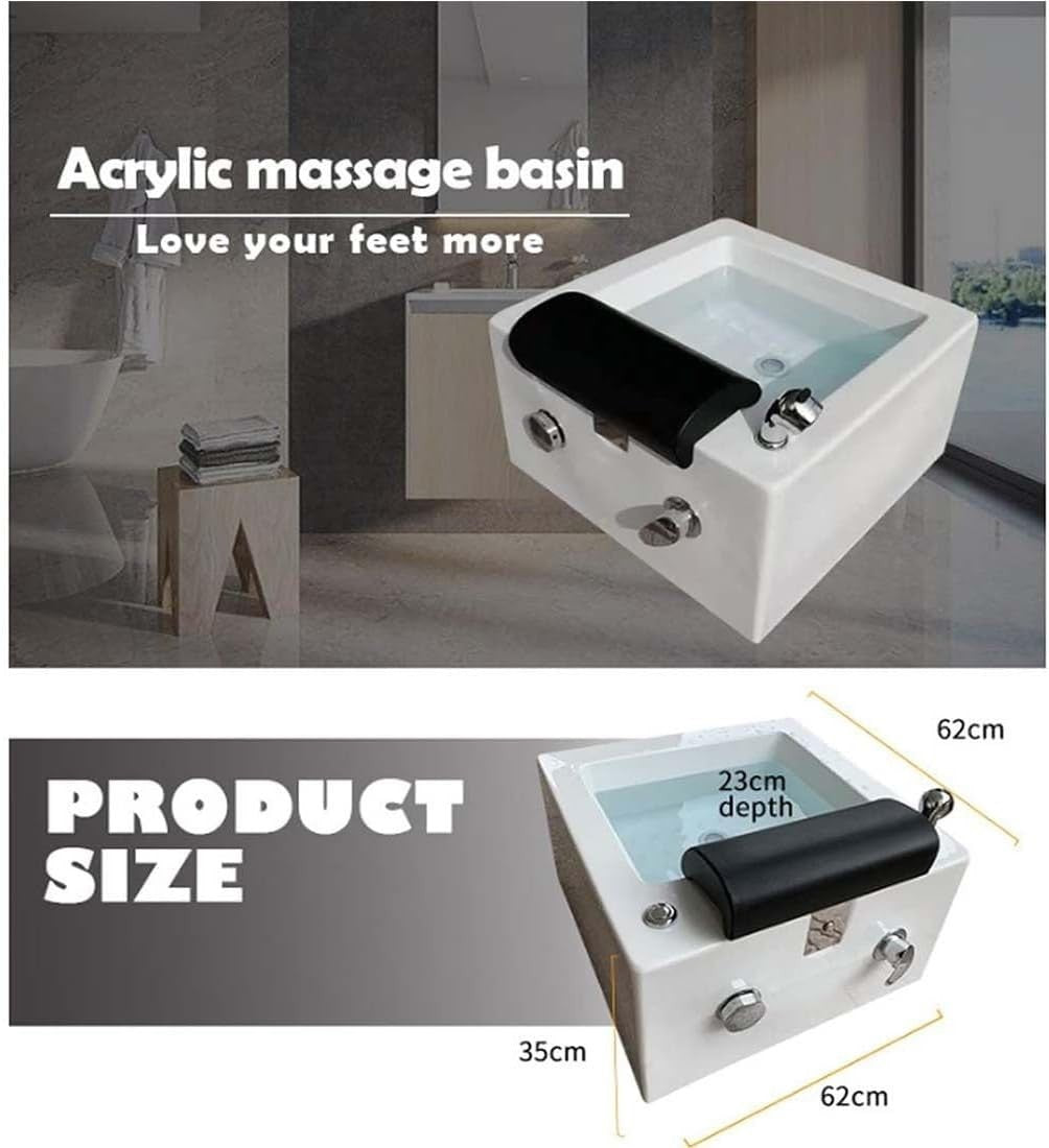 Portable Foot Spa Bathtub with Massage & Adjustable Hot/Cold Water