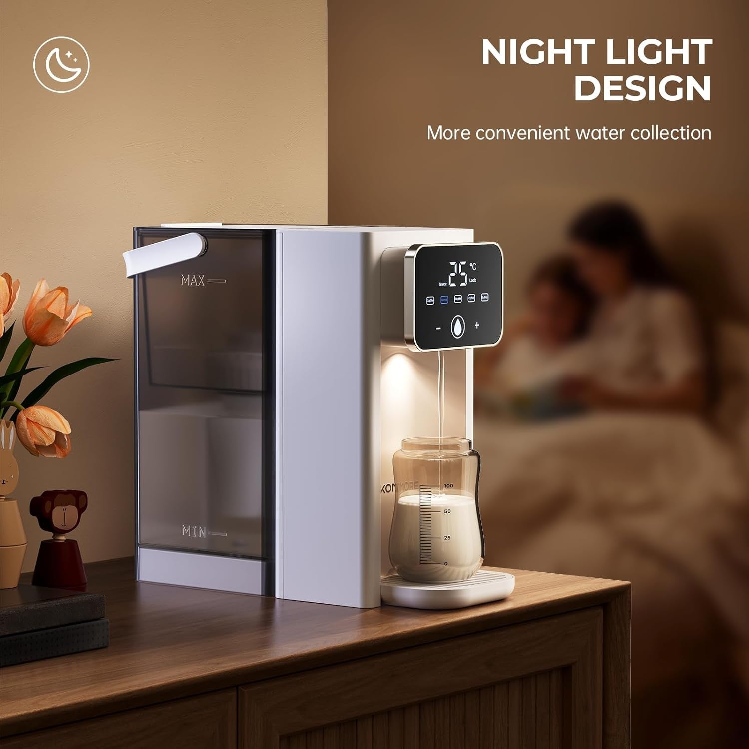 Instant Hot Water Dispenser 3L | 2200W Fast Boil Touch Screen Filter