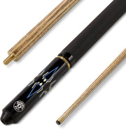 Adjustable Pool Cue 45–57in 4pc Ash Cue 10mm Tip Space Saving