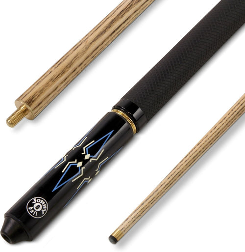 Adjustable Pool Cue 45–57in 4pc Ash Cue 10mm Tip Space Saving