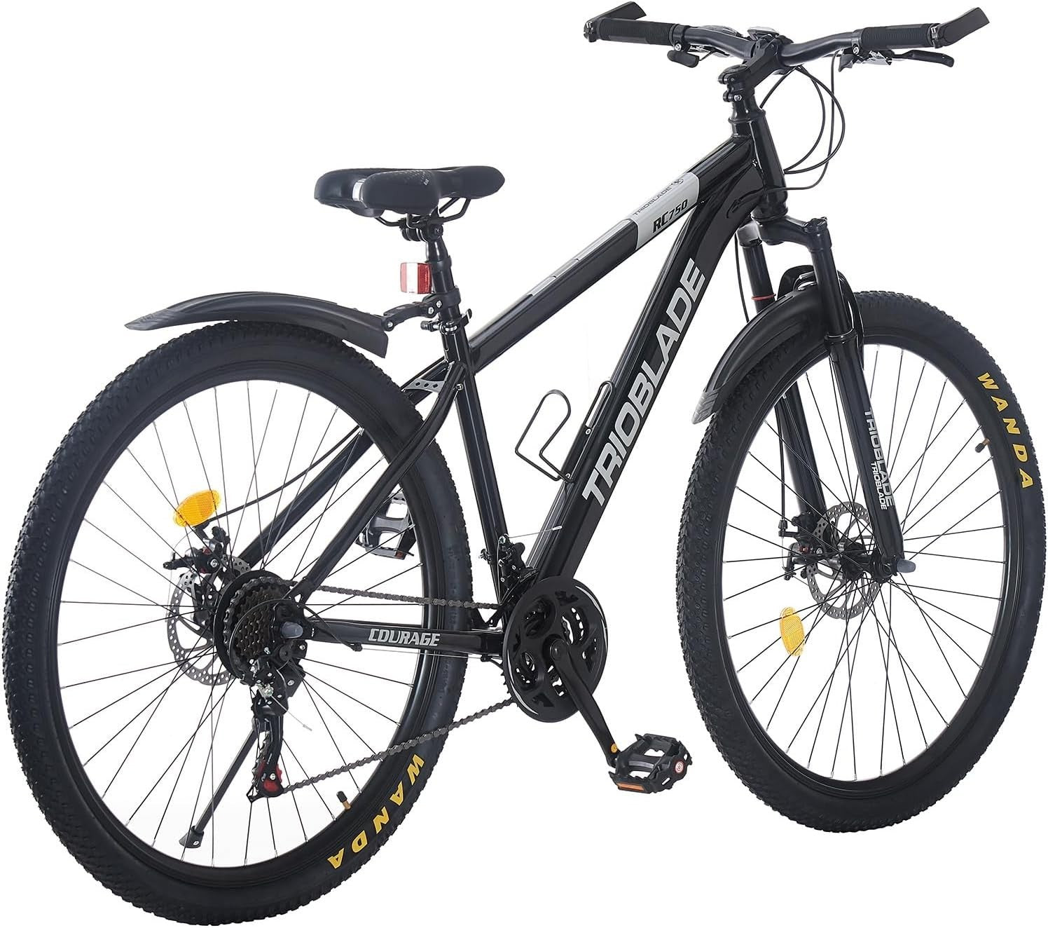 27.5" Mountain Bike 21-Speed Aluminum Frame Front Suspension Disc Brakes