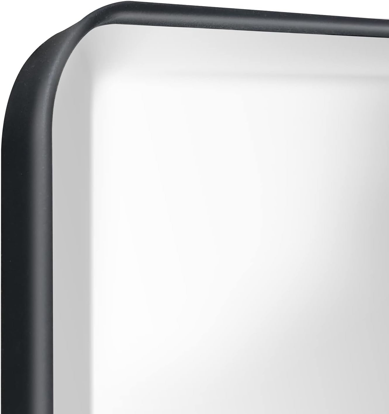 Wall-Mounted Plastic Mirror Cabinet with Adjustable Shelves & Storage