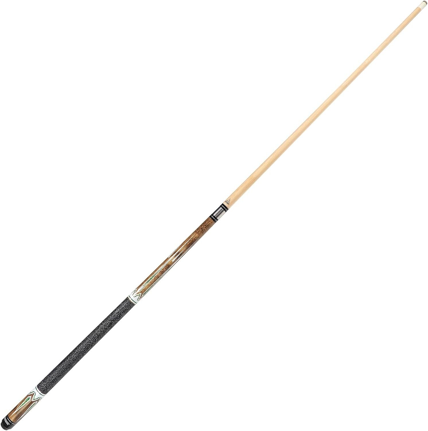 58” Billiard Pool Cue Canadian Maple 1/2 Joint 11.5mm Linen Grip