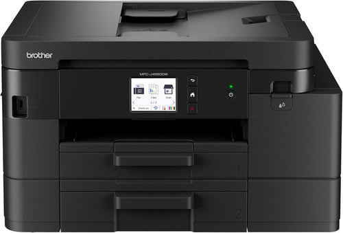 Wireless Colour Inkjet Printer A4 All-in-One Duplex Black Touchscreen