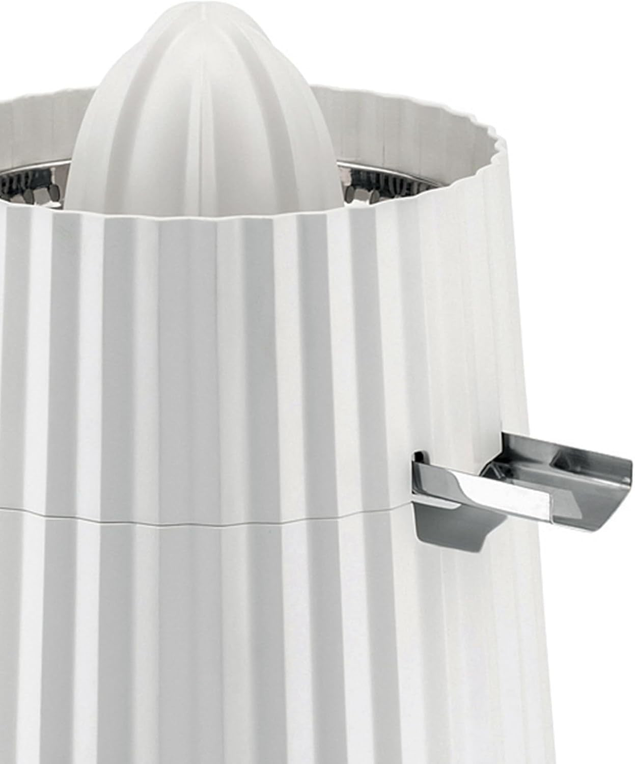 Designer Electric Citrus Juicer 80W Drip Spout Stainless Sieve White