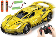 Yellow RC Drift Car for Kids – Remote Control, Driftable, 22×10×8 CM