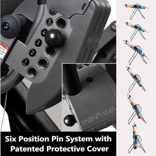 Heavy Duty Inversion Table Back & Neck Pain Relief with Adjustable Headrest