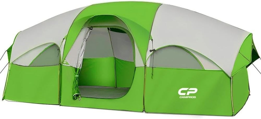 8 Person Camping Tent Waterproof Windproof Family w/ Divider