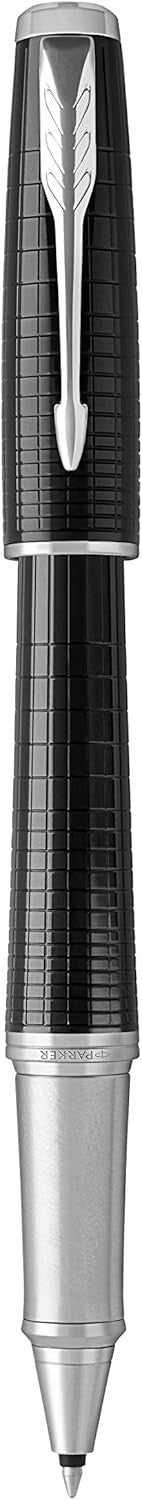 Luxury Ebony Metal Rollerball Pen – Fine Tip, Ergonomic, Gift Box