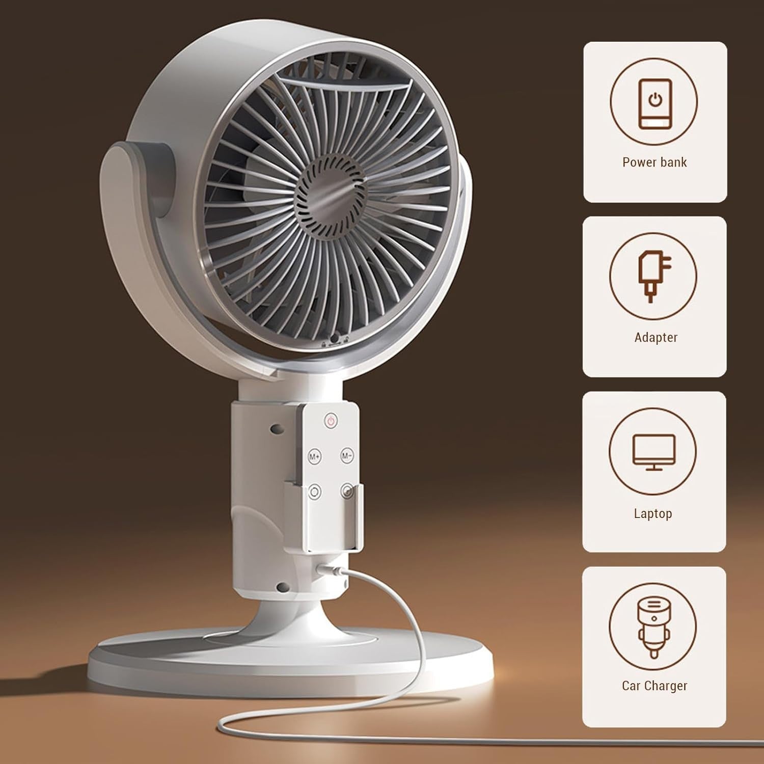Pedestal Fan 180° Oscillating Stand w Remote Control – Adjustable Height & Timer
