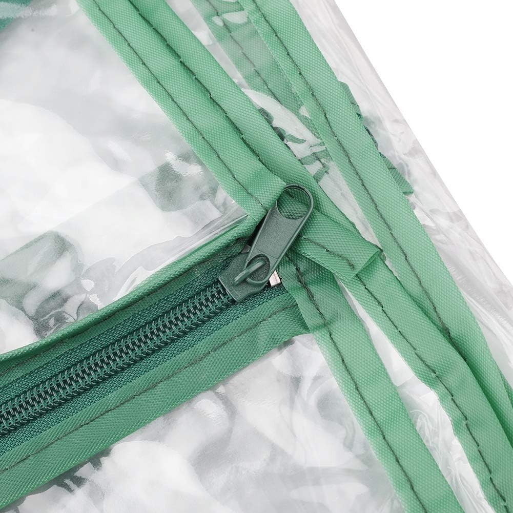 4 Tier Mini Greenhouse with PVC Cover | Compact Outdoor Plant Stand