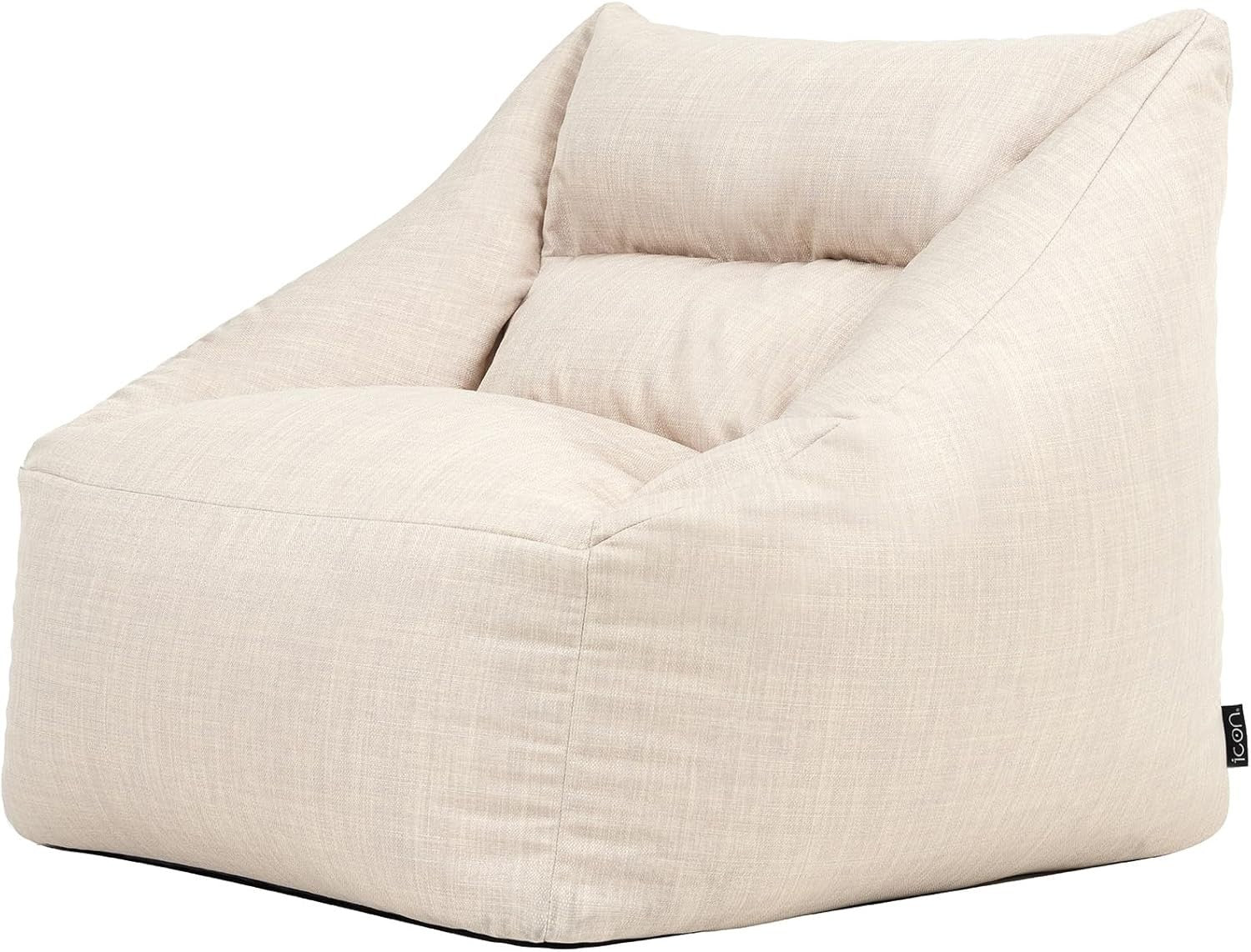Comfy Water-Resistant Bean Bag Chair Indoor Outdoor Lounge Seat Adult