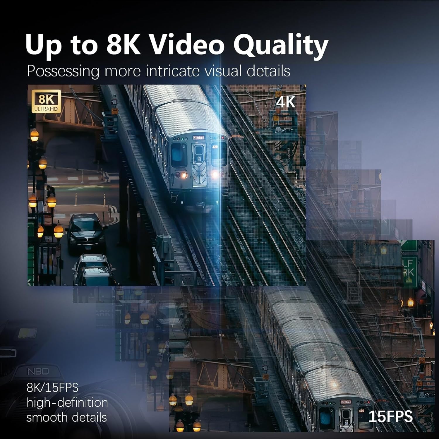8K 64MP Digital Camera 16X Optical Zoom Flip Screen Vlogging Camera