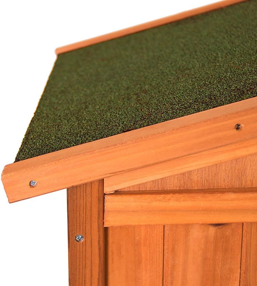 2 Tier Wooden Rabbit Hutch Outdoor Bunny Guinea Pig House with Run Ramp