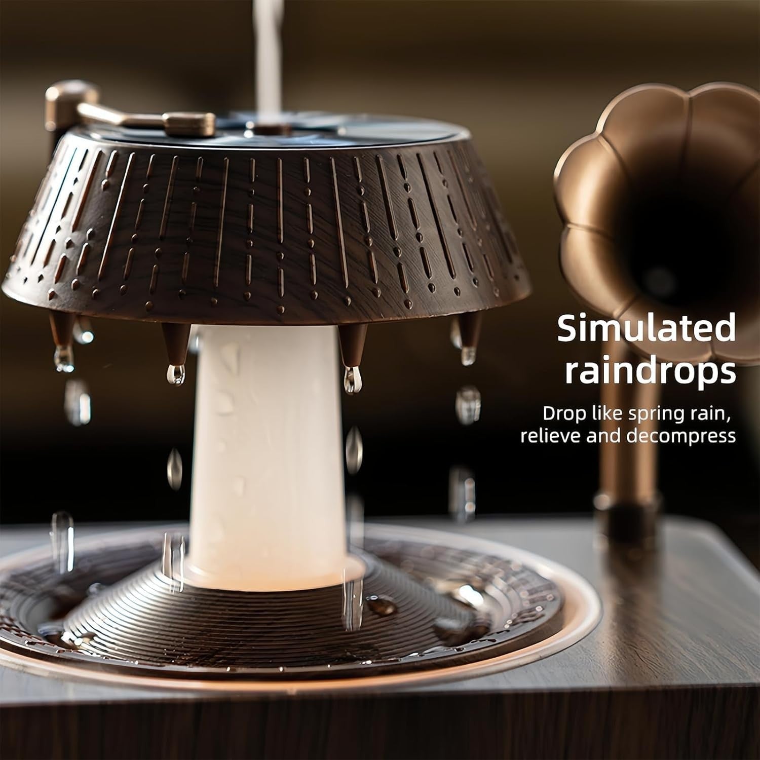 Vintage 3-in-1 White Noise Diffuser Night Light Humidifier Sleep Machine