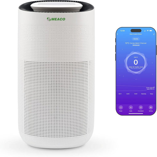 Smart WiFi Air Purifier HEPA Large Room Allergy Dust Smoke Control