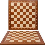 48cm Professional Wooden Chess Board Inlaid Mahogany Sycamore Tournament