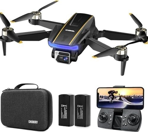 Brushless Motor Drone 2K HD Camera WiFi Quadcopter Auto Hover 3D Flip 2 Battery