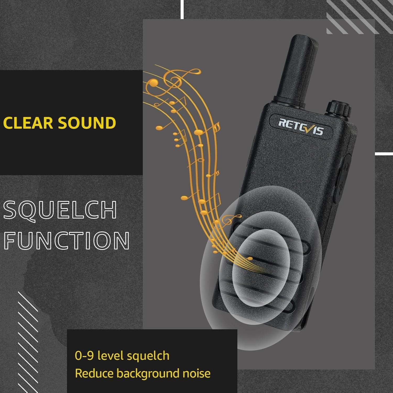 PMR446 Walkie Talkies 4 Pack USB-C Rechargeable VOX w Earpieces