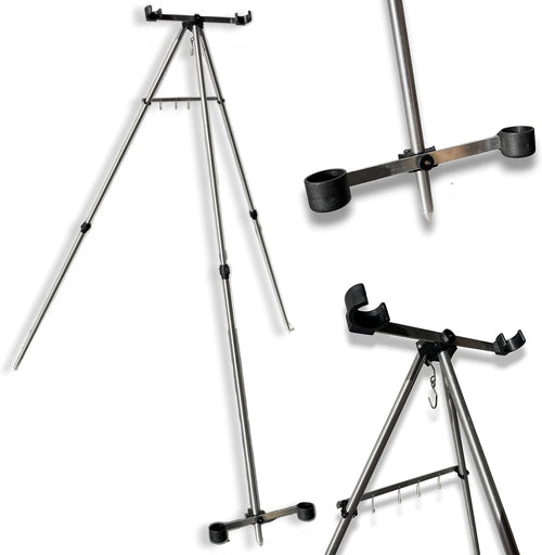 Adjustable Sea Fishing Rod Tripod Stand Beach Surfcasting Holder