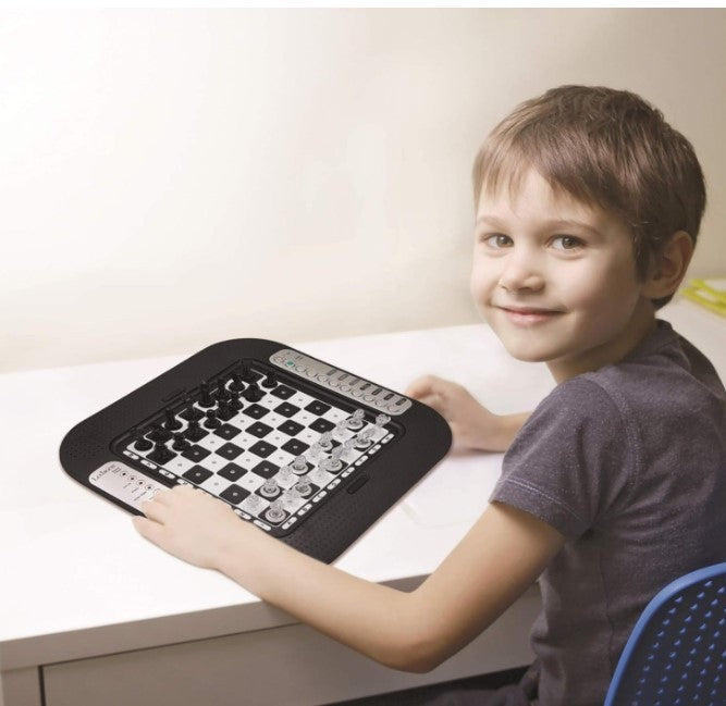 Electronic Chess Set with Touch Keyboard | 64 Levels | Light & Sound | Battery
