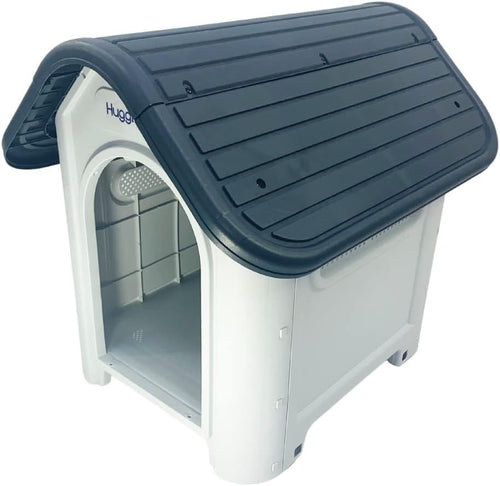Lightweight Outdoor Indoor Dog House with Ventilation & Raised Floor 75x59x66cm