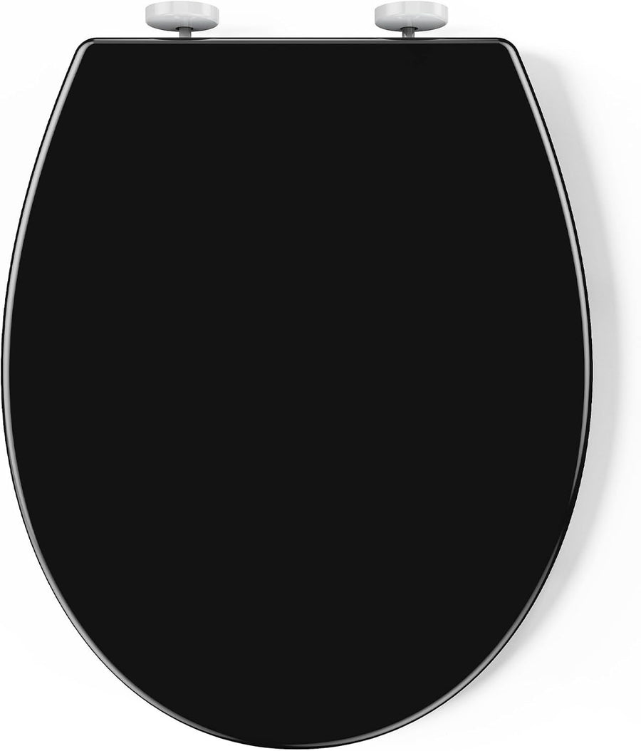 Soft Close Toilet Seat Quick Release Top Fixing O Shape White Adjustable Hinges