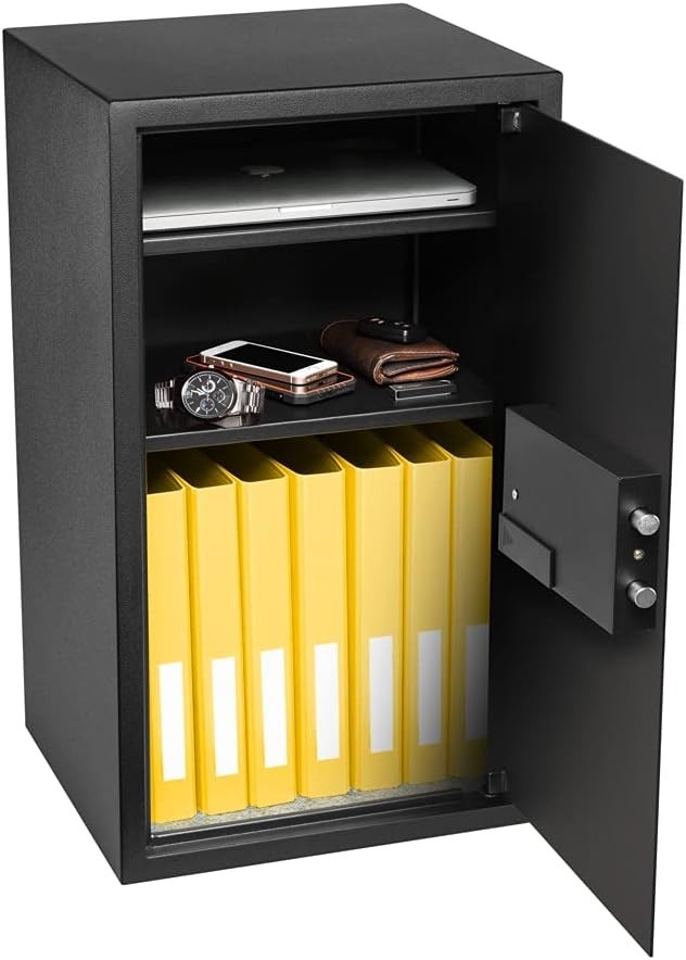 Large Digital Safe Box Electronic Lock Document Cash Security Safe