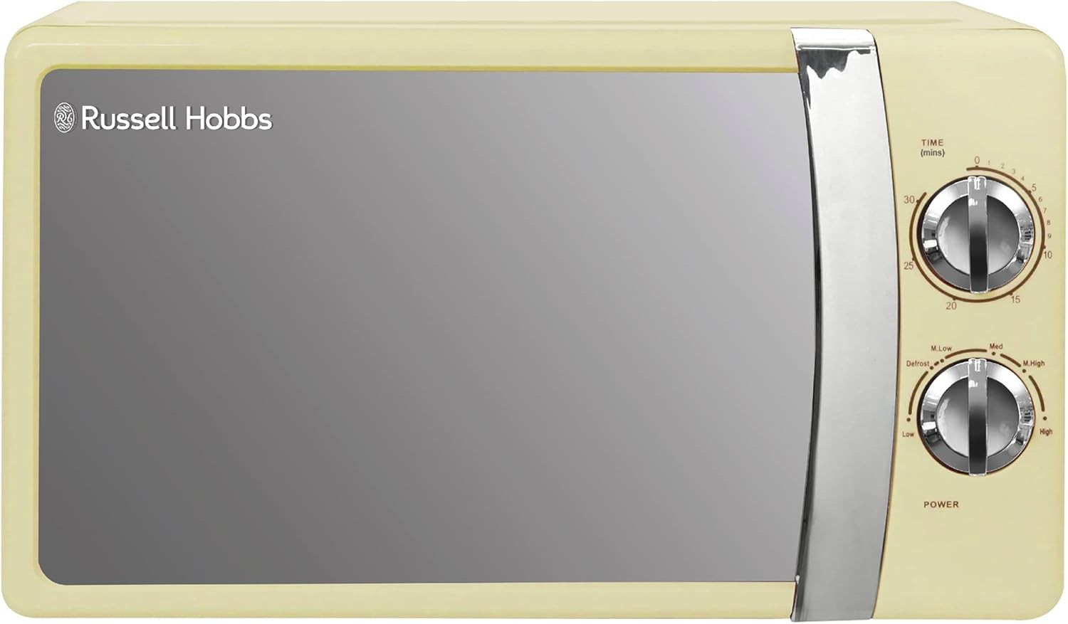 17L 700W Manual Microwave Oven 5 Power Levels Timer Defrost Kitchen
