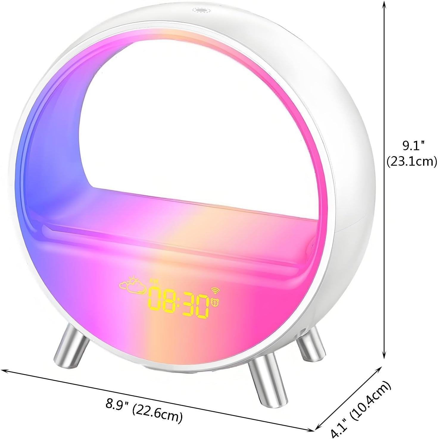 Sunrise Alarm Clock Wake Up Light White Noise Dual Alarm Sleep Timer