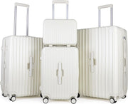 4pc Luggage Set Vanity Cabin Medium Large Hard Shell TSA Lock Spinner
