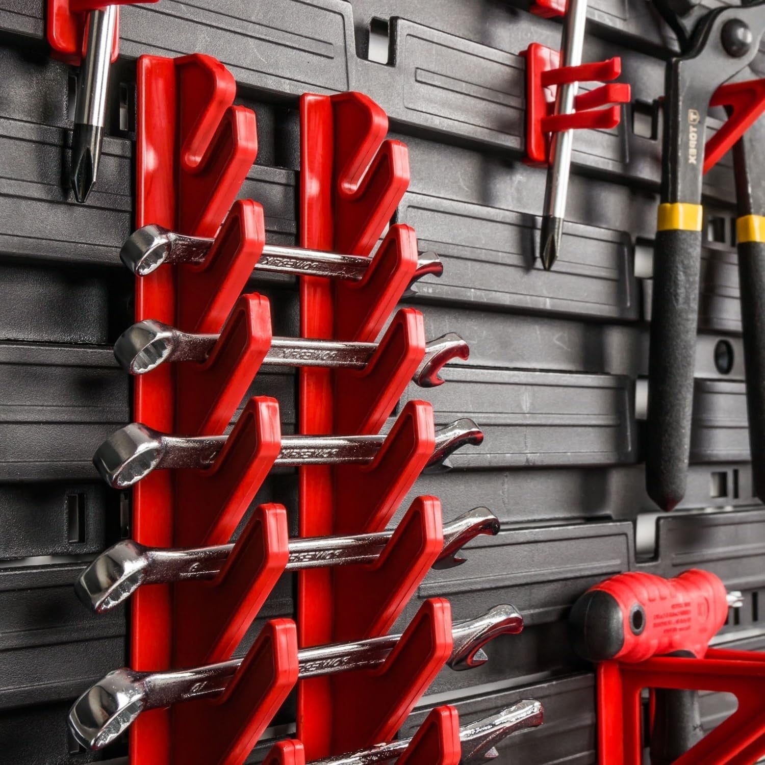 Large Garage Pegboard Tool Storage Wall Organizer Bin Rack