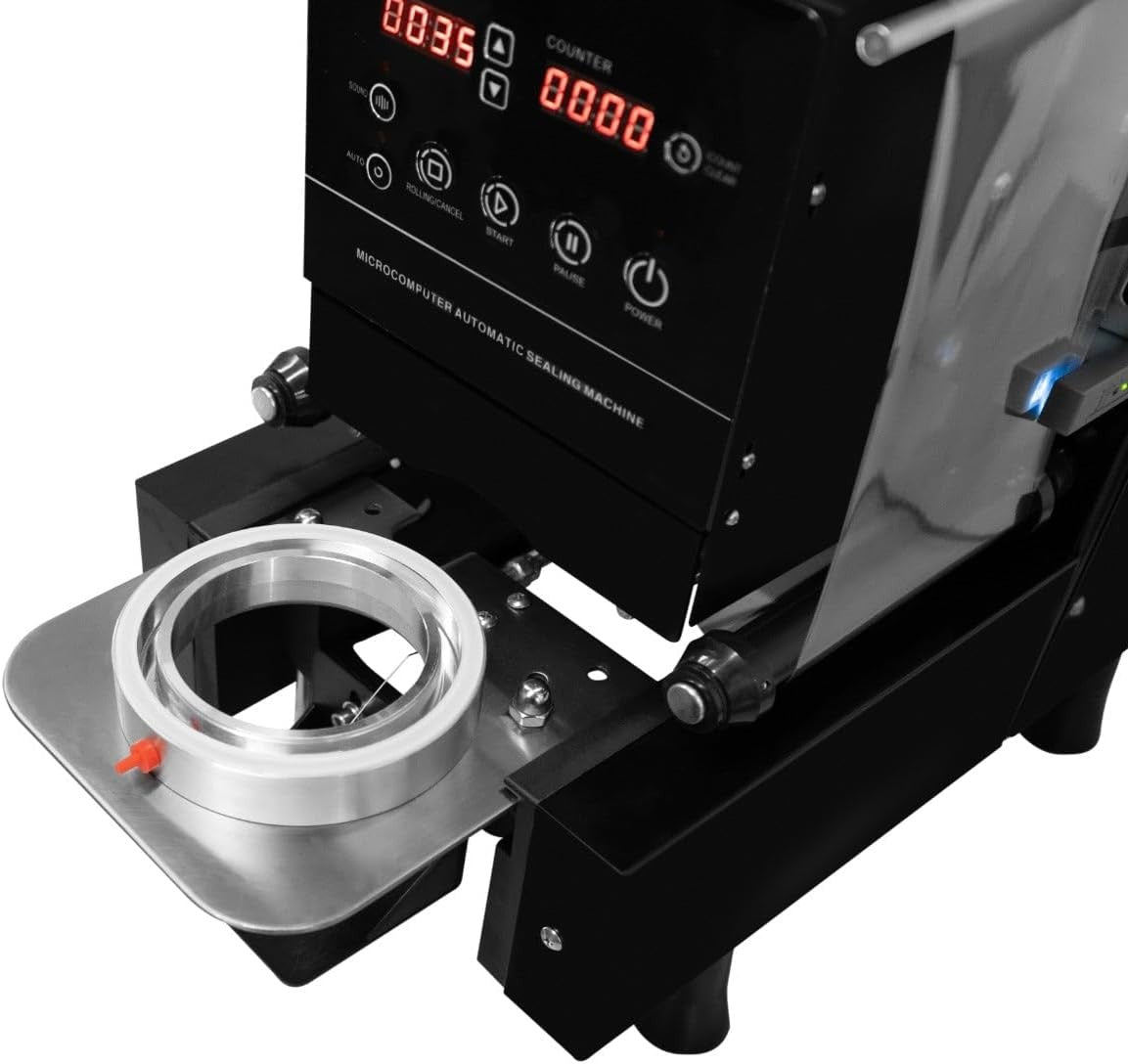 Automatic Cup Sealing Machine 500W Bubble Tea Shaker Double Frame